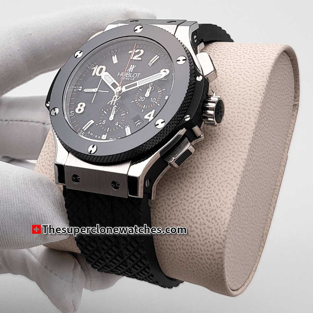 Hublot Big Bang Original Steel Ceramic Exact 1:1 Super Clone HUB4100 Swiss Movement Replica Watch