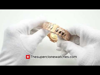 Patek Philippe Nautilus 18kt Rose Gold 5711/1R-001 Brown Dial Exact 1:1 Super Clone 324 S C Swiss Movement Replica Watch