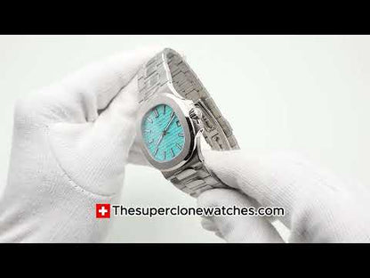 Patek Philippe Nautilus Tiffany & Co 5711/1A-018 Exact 1:1 Super Clone 26-330 S C Swiss Movement Replica Watch