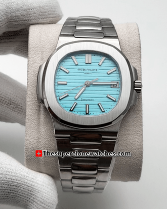 Patek Philippe Nautilus Tiffany & Co 5711/1A-018 Exact 1:1 Super Clone 26-330 S C Swiss Movement Replica Watch