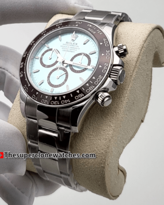 Rolex Cosmograph Daytona Platinum Ice Blue Dial 40mm Exact