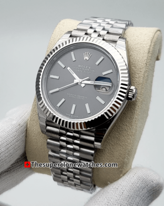 Rolex Datejust Oystersteel and White Gold Bright Black Dial Exact (16)