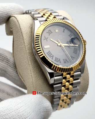 Rolex Datejust Oystersteel and Yellow Gold Slate Dial Exact (9)