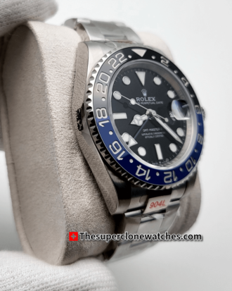 Rolex GMT Master II BATMAN Exact 1:1 Super Clone 3285 Swiss Movement Replica Watch Ref-126710BLNR