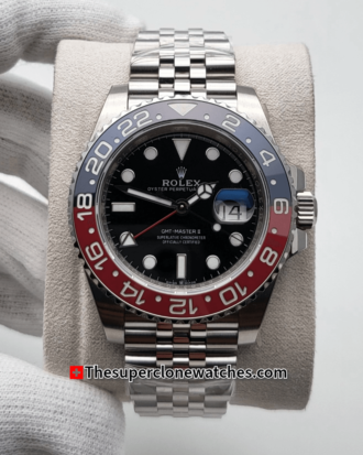 Rolex GMT Master II Pepsi Jubilee Bracelet Exact 1:1 Super Clone 3285 Swiss Movement Replica Watch Ref-126710BLRO