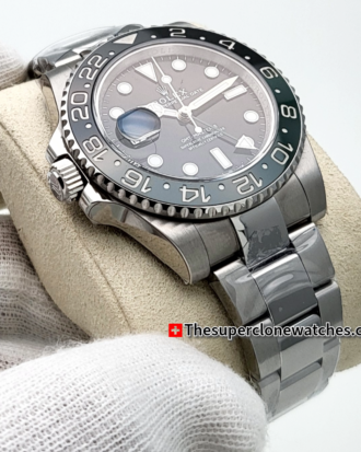 Rolex GMT Master II Sprite Left-Hand Exact 1:1 Super Clone 3285 Swiss Movement Replica Watch Ref-126720VTNR