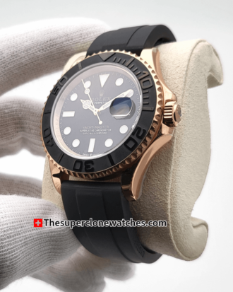 Rolex Yacht-Master Everose Gold Oysterflex Exact (5)