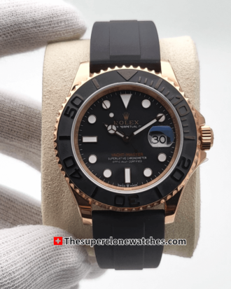 Rolex Yacht-Master Everose Gold Oysterflex Exact (5)