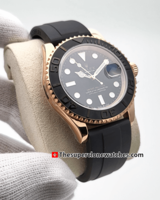 Rolex Yacht-Master Everose Gold Oysterflex Exact (5)